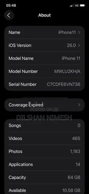 Apple iPhone 11 (Used)