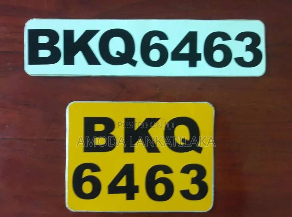 Number plate making for Motorbike