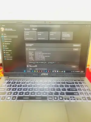 MSI F15 Laptop iPhone Or Another Lap