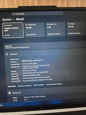 Asus TUF F16 RTX4050 6GB 16GB RAM