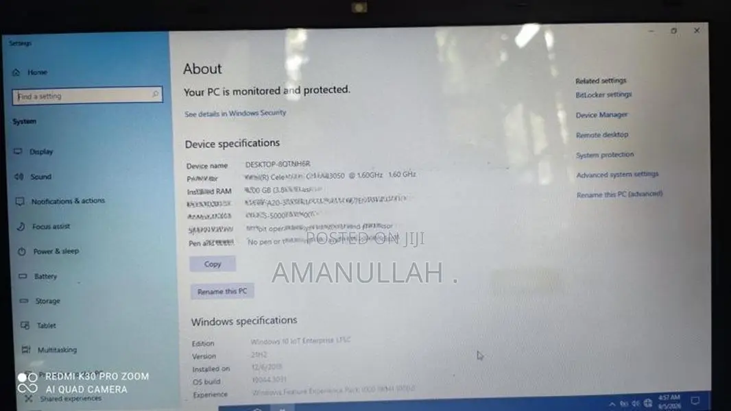 Singer Intel Celeron 5th Gen Laptop