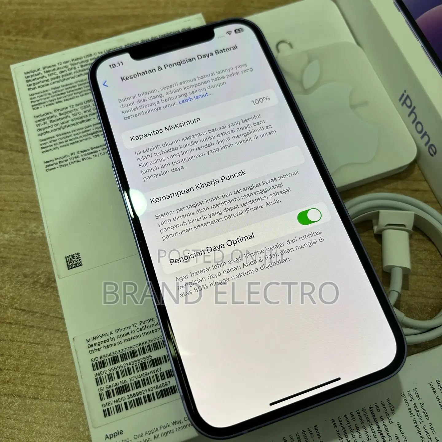 New Apple iPhone 12 128 GB Purple