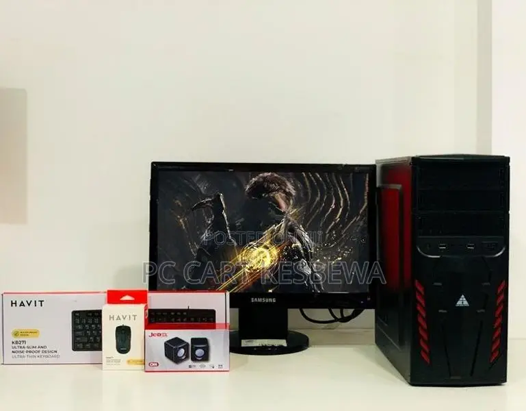 i5 8TH GEN FULLSET PC WITH 20'' WIDE MONITOR