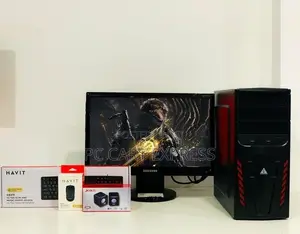 i5 8TH GEN FULLSET PC WITH 20'' WIDE MONITOR
