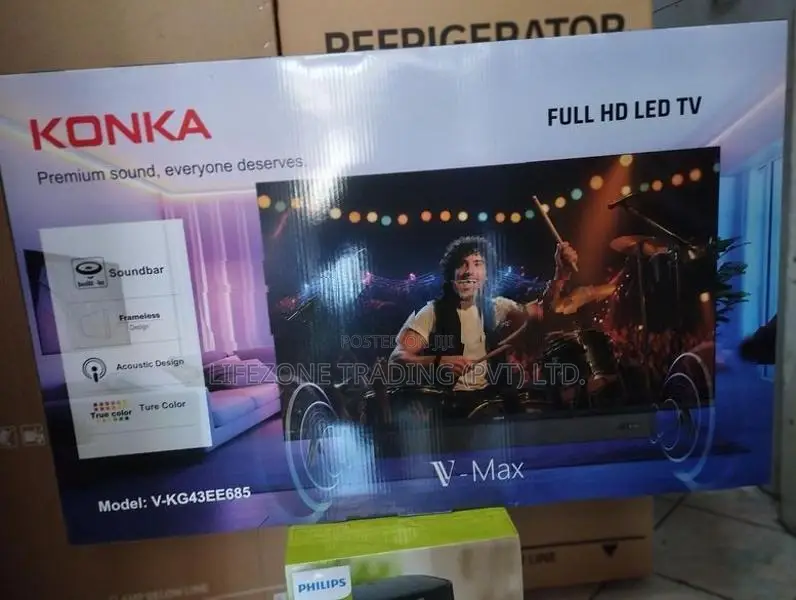 43 inch KONKA V-MAX Full HD LED TV with built-in Soundbar