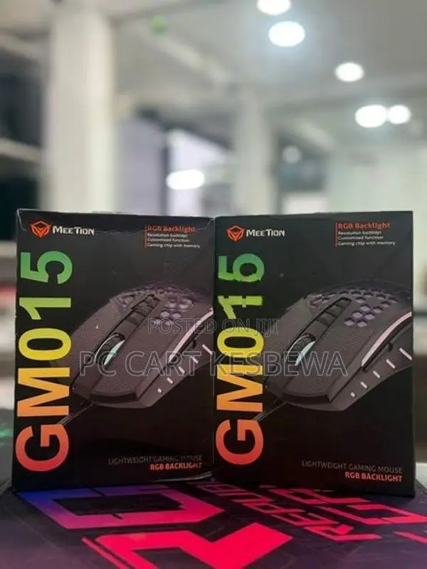 Meetion GM015 Lightweight Honeycomb RGB Gaming Mouse