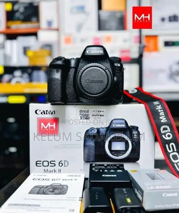 Canon 6D Mark ll Full Frame DSLR Camera Set Box