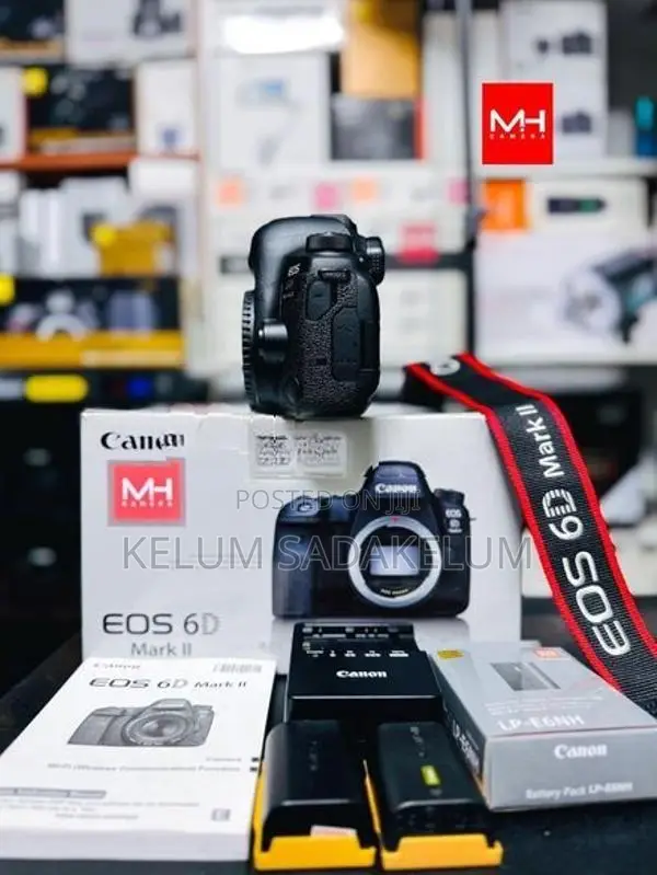 Canon 6D Mark ll Full Frame DSLR Camera Set Box