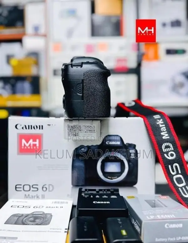Canon 6D Mark ll Full Frame DSLR Camera Set Box
