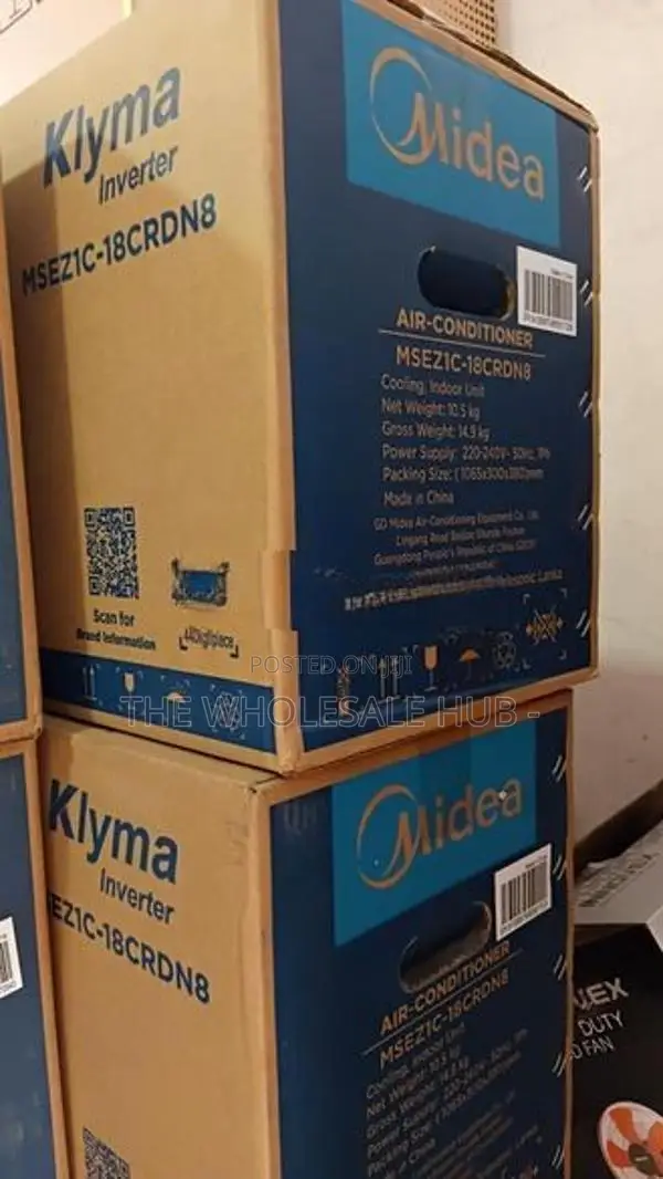 18000btu Klyma Inverter AC Midea