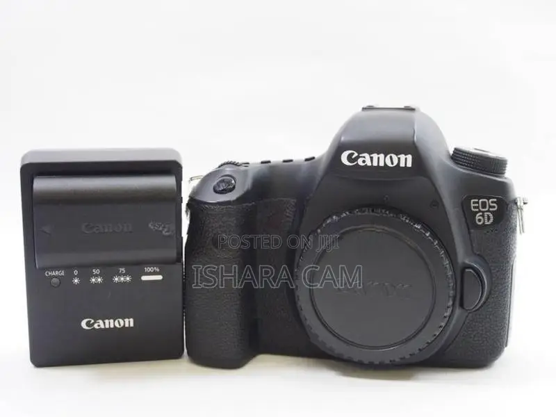 canon 6D DSLR body with lens