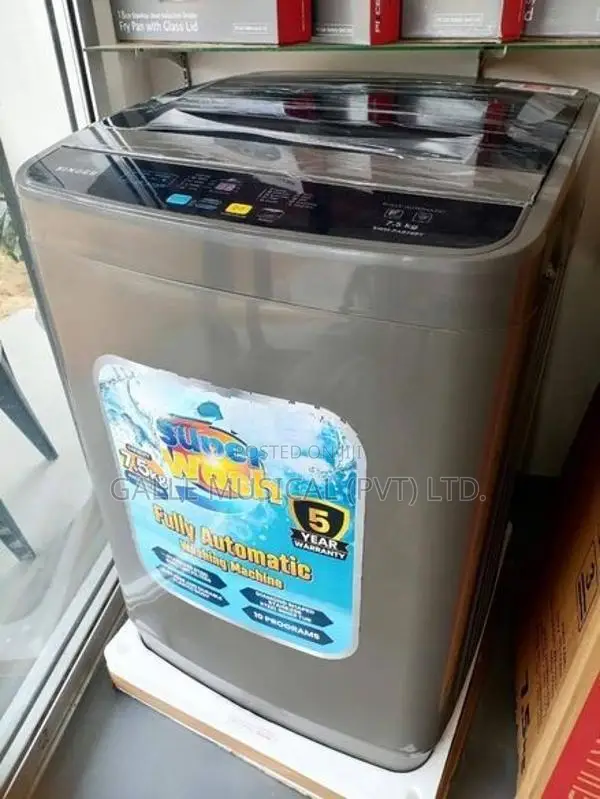 Singer Fully Automatic Washing Machine - Super Wash 7.5kg SWM-FAR75PT