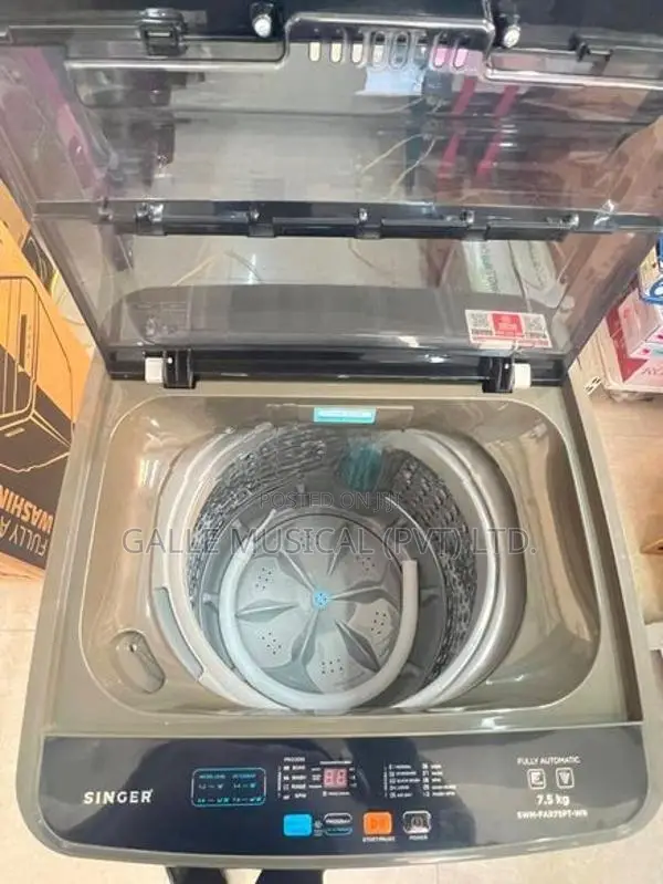 Singer Fully Automatic Washing Machine - Super Wash 7.5kg SWM-FAR75PT