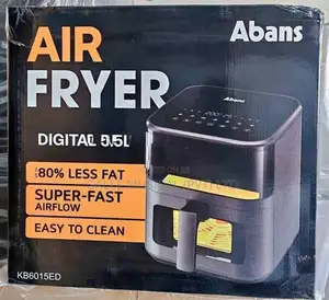 Abans 5.5L Air Fryer - Black
