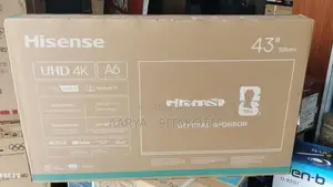 Hisense 43". UHD 4k Smart Tv
