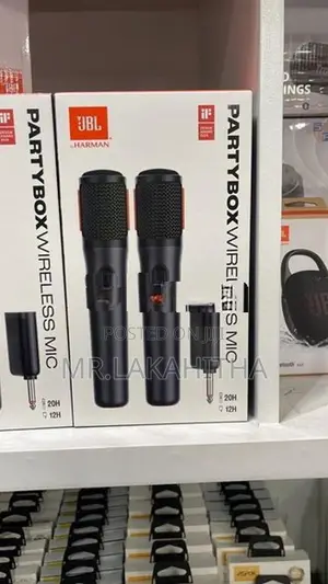 .JBL WIRELESS DUAL MIC RECHARGEABLE