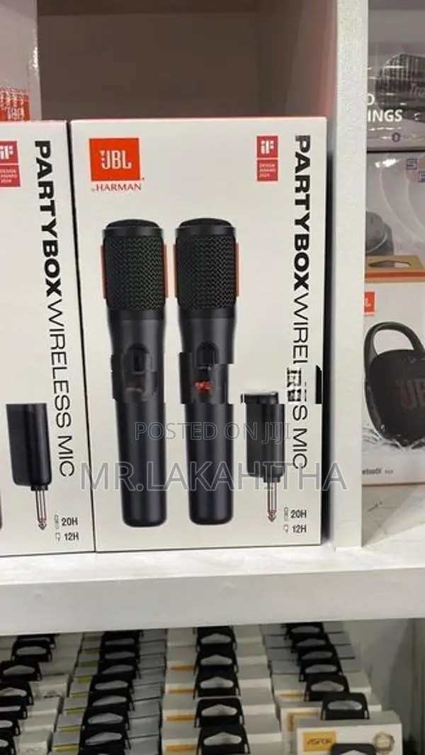 .JBL WIRELESS DUAL MIC RECHARGEABLE