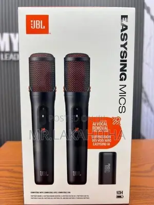 JBL RECHARGEABLE NEW MIC EASYSING