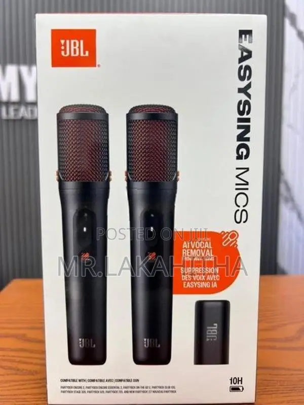 JBL RECHARGEABLE NEW MIC EASYSING