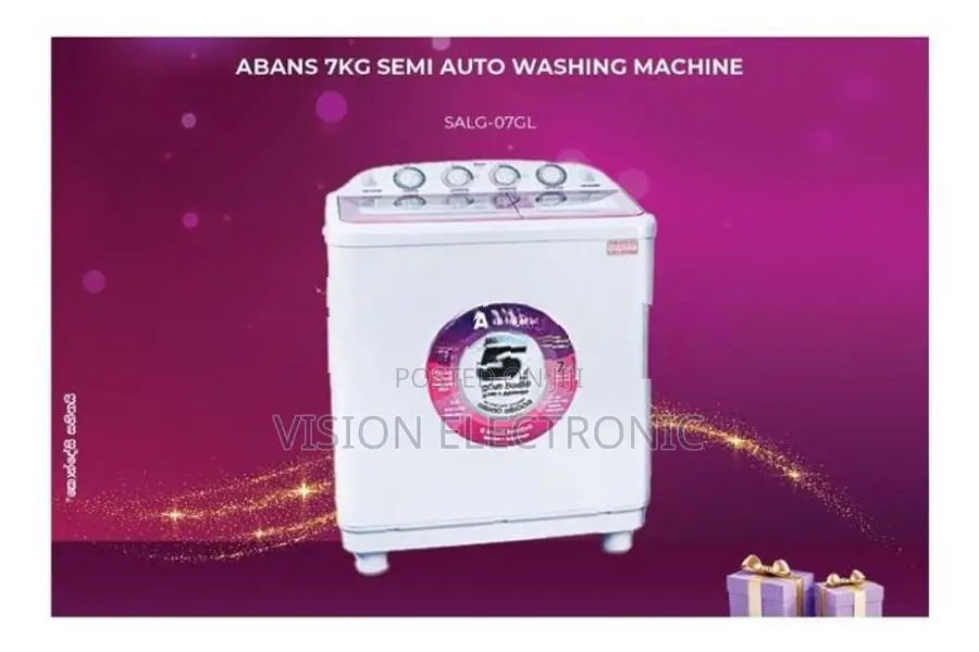 Abans 7KG Semi Auto Washing Machine