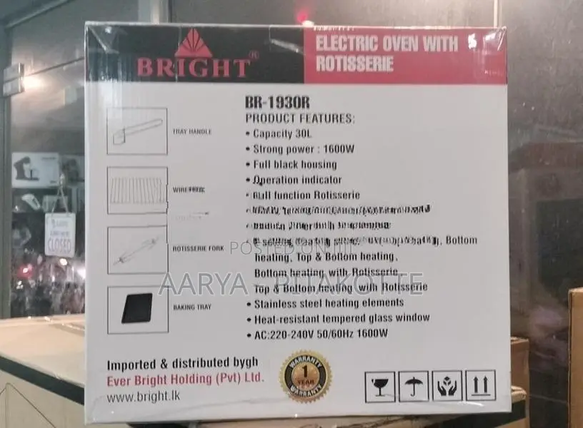 Bright Electric oven 30L Capacity