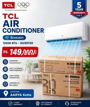 TCL Air Conditioner 12000btu - inverter