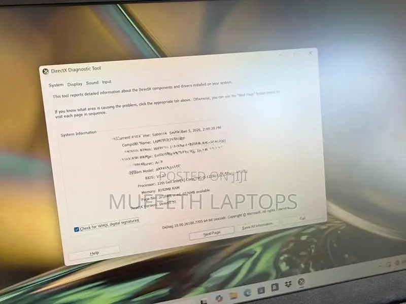 Acer i5 12Gen 8/512GB 15.6”FHD Display