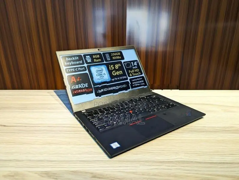 Lenovo ThinkPad T490 Core i5-8365U 8th Gen|16GB DDR4 Ram| 256GB NVMe