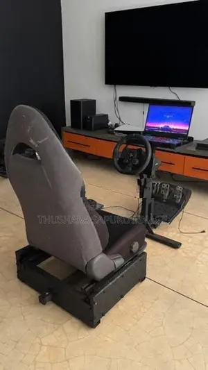 Logitech G923 Racing Wheel with Pedals Shifter Custom SIM Rig