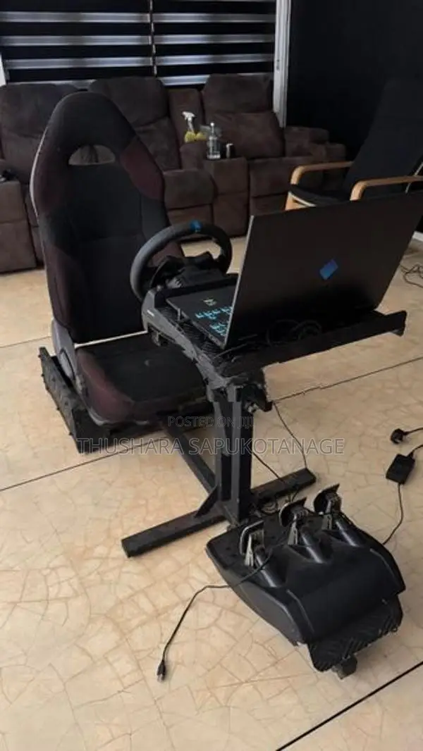 Logitech G923 Racing Wheel with Pedals Shifter Custom SIM Rig