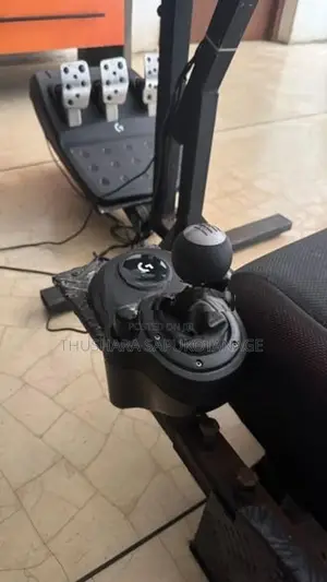 Logitech G923 Racing Wheel with Pedals Shifter Custom SIM Rig