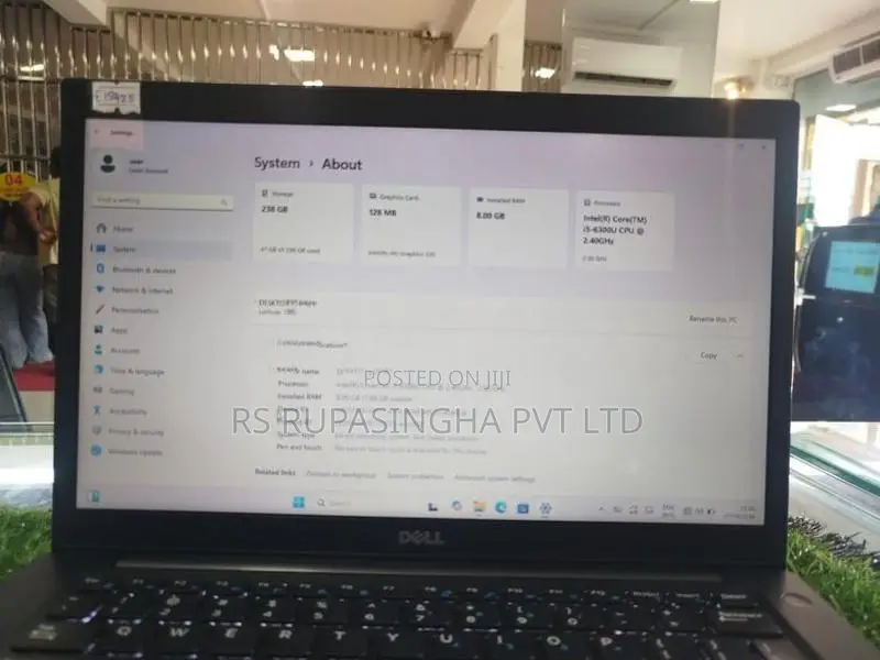Dell I5-6th Gen Laptop 8GB/256GB