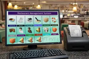 Restaturent POS System with KOT BOT