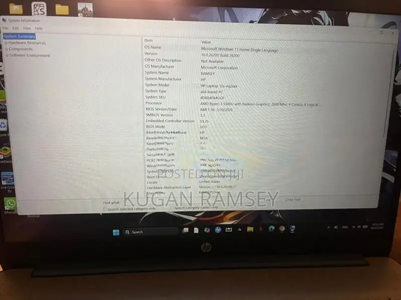 Ho HP Laptop