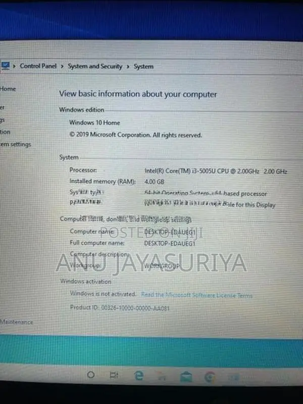 HP i3 5th Gen Laptop