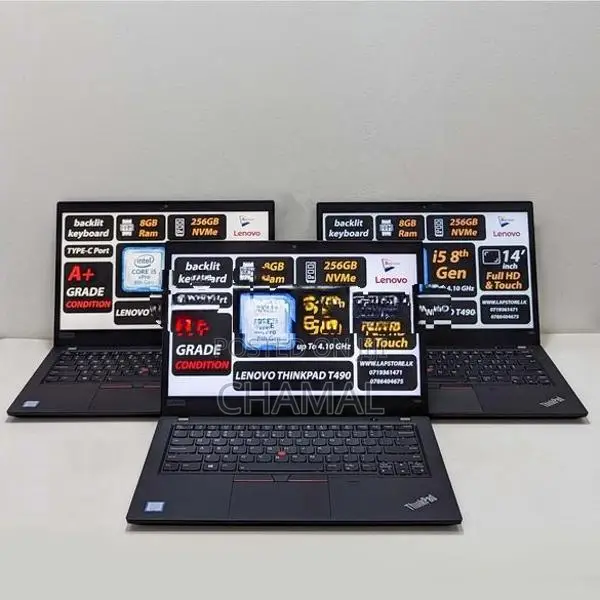 Lenovo ThinkPad T490 |16GB DDR4 RAM|Core i5-8365U 8th Gen| 256GB NVMe