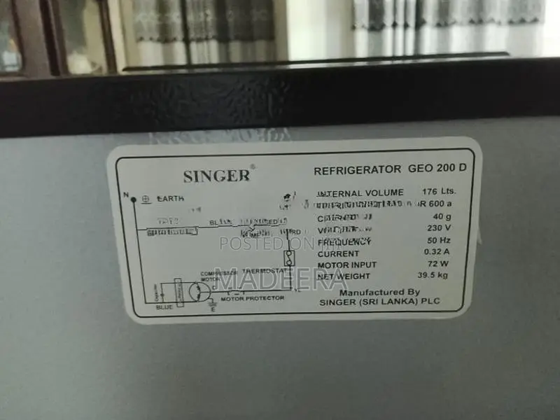 Singer Refrigerator