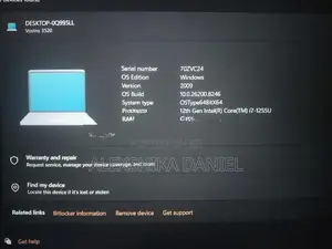 12th Gen I7 Core / Gray Dell Laptop