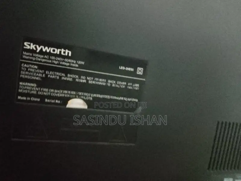 Model: LED-39E68: SKYWORTH 39 Inch TV