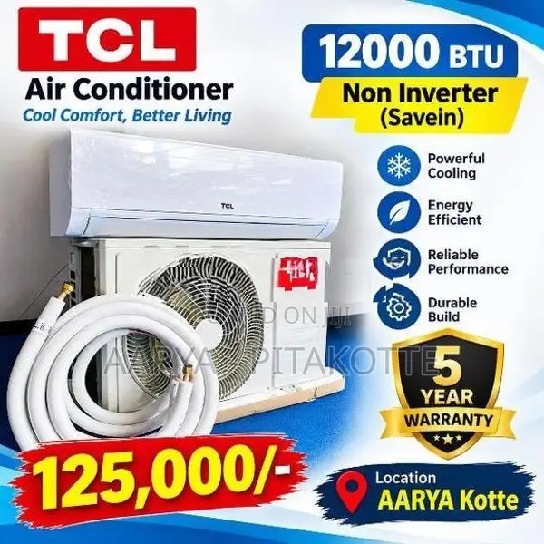 TCL Air Conditioner 12000btu - Non inverter