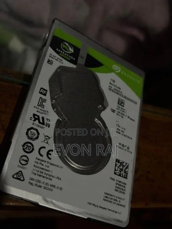 Seagate BarraCuda 1TB 2.5-inch Internal Hard Drive (HDD)