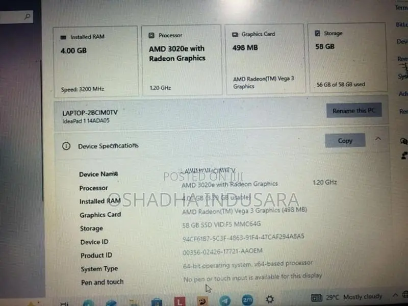 Lenovo Ideapad 3