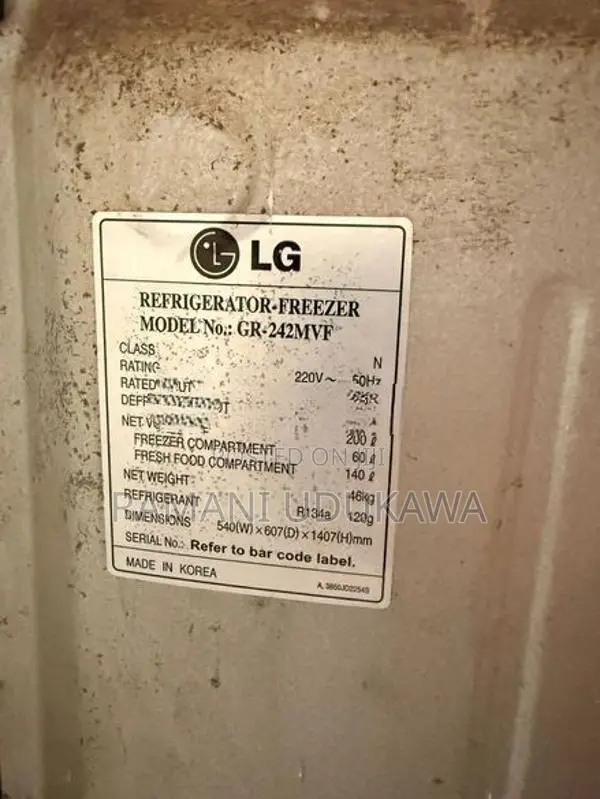 LG Double Door Refrigerator