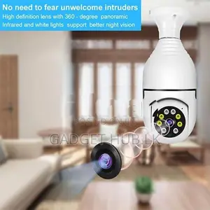 360° WiFi Bulb Camera | Full HD Smart CCTV Night Vision