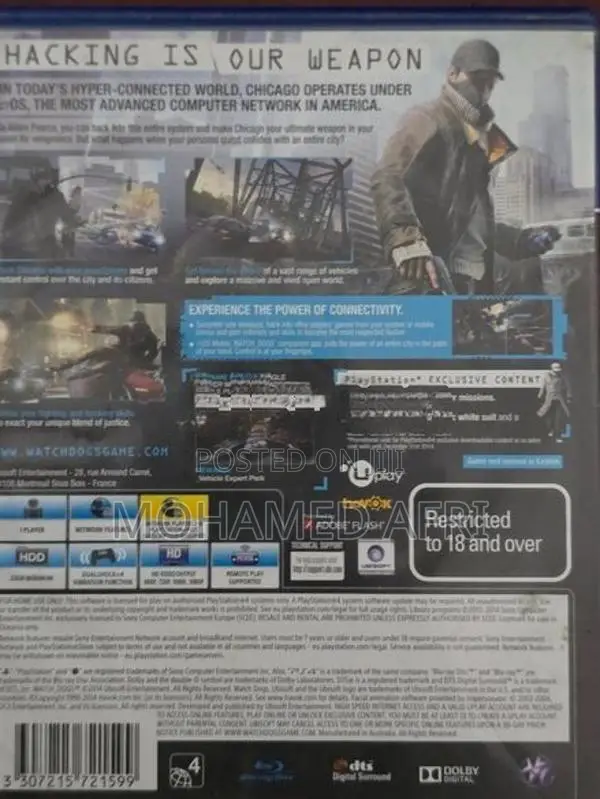 Watch Dogs Ps4 Game
