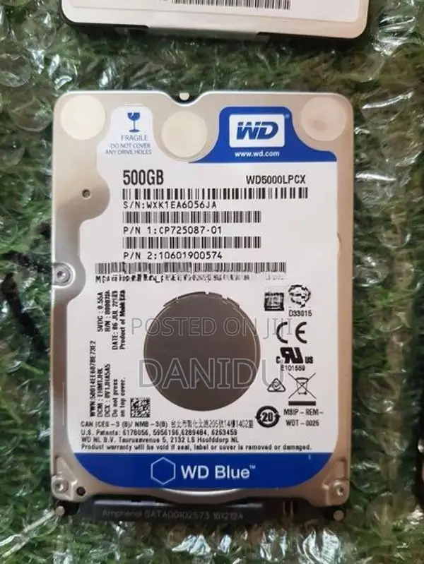 500GB Laptop Hard Disk Seagate WD