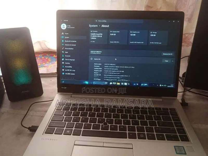 HP Elitebook Core I7 vPro 8th Gen