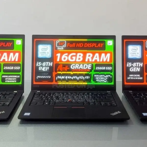 Lenovo ThinkPad T490 |16GB DDR4 RAM|Core i5-8365U 8th Gen| 256GB NVMe