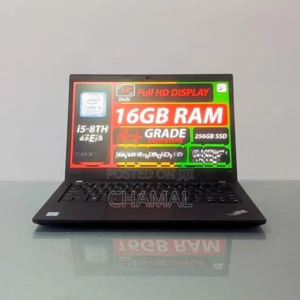 Lenovo ThinkPad T490 |16GB DDR4 RAM|Core i5-8365U 8th Gen| 256GB NVMe