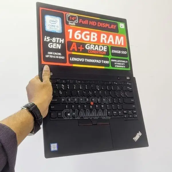 Lenovo ThinkPad T490 |16GB DDR4 RAM|Core i5-8365U 8th Gen| 256GB NVMe